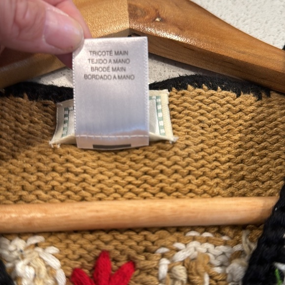 1998 Susan Bristol Vintage 90s Hand Embroidered Western Knit Sweater Vest Medium - Picture 9 of 9